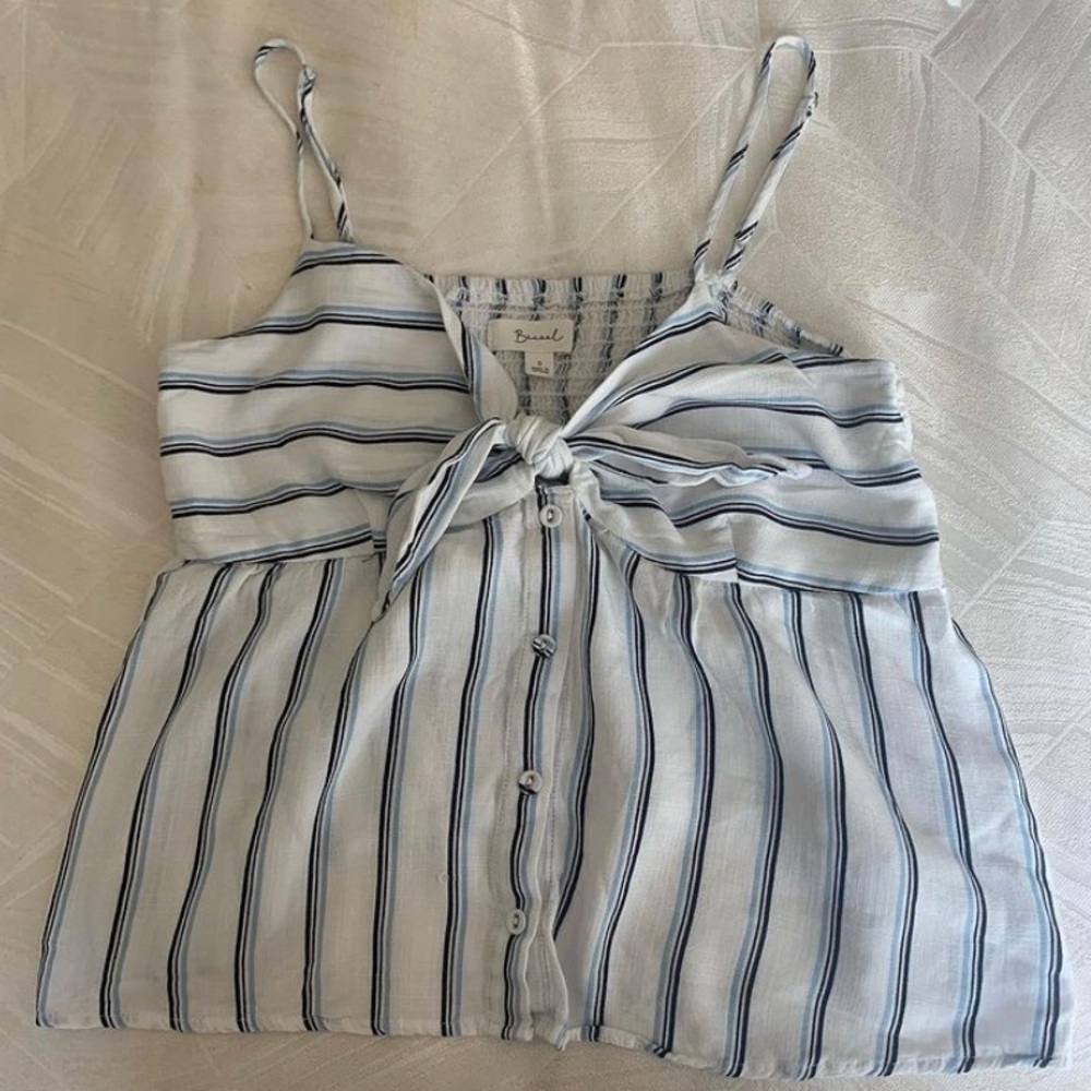 Blue stripped tank ❀